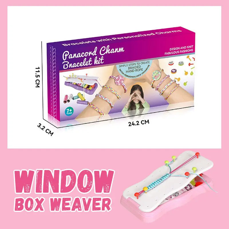 Hand rope braided set – Creative bracelet craft set for children