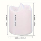 24/50/100 Pack flameless LED candles – battery-operated flickering tealights, smokeless and romantic for weddings and engagements
