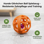 Kauball made of natural rubber with bell