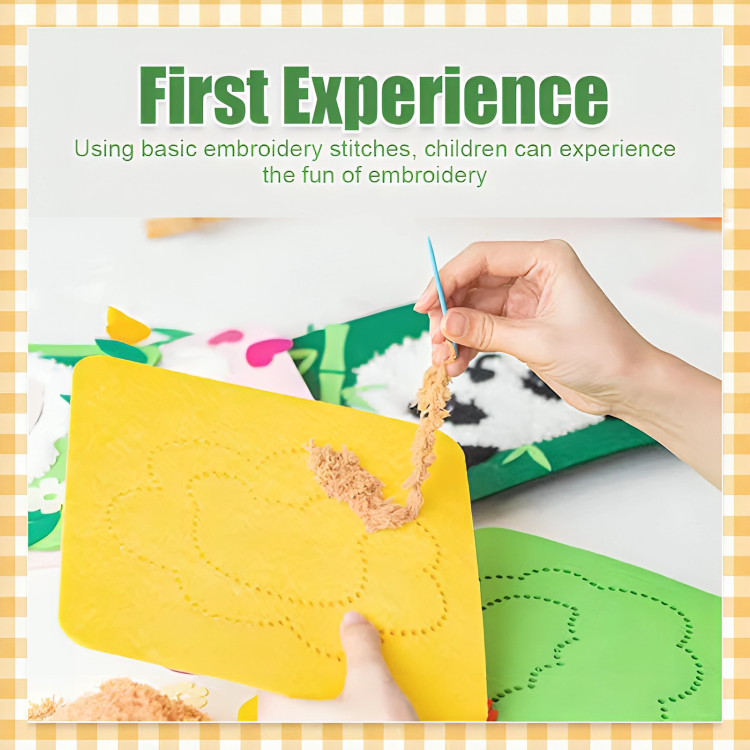 DIY Embroidery Doll Kit for Kids — Unleash playful creativity and pride in little hands!