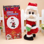 Dancing & Singing Santa Claus | Movable Santa Figure with Music | Fun Christmas Decoration & Gift Idea