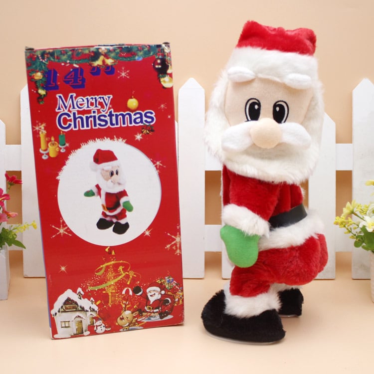 Dancing & Singing Santa Claus | Movable Santa Figure with Music | Fun Christmas Decoration & Gift Idea