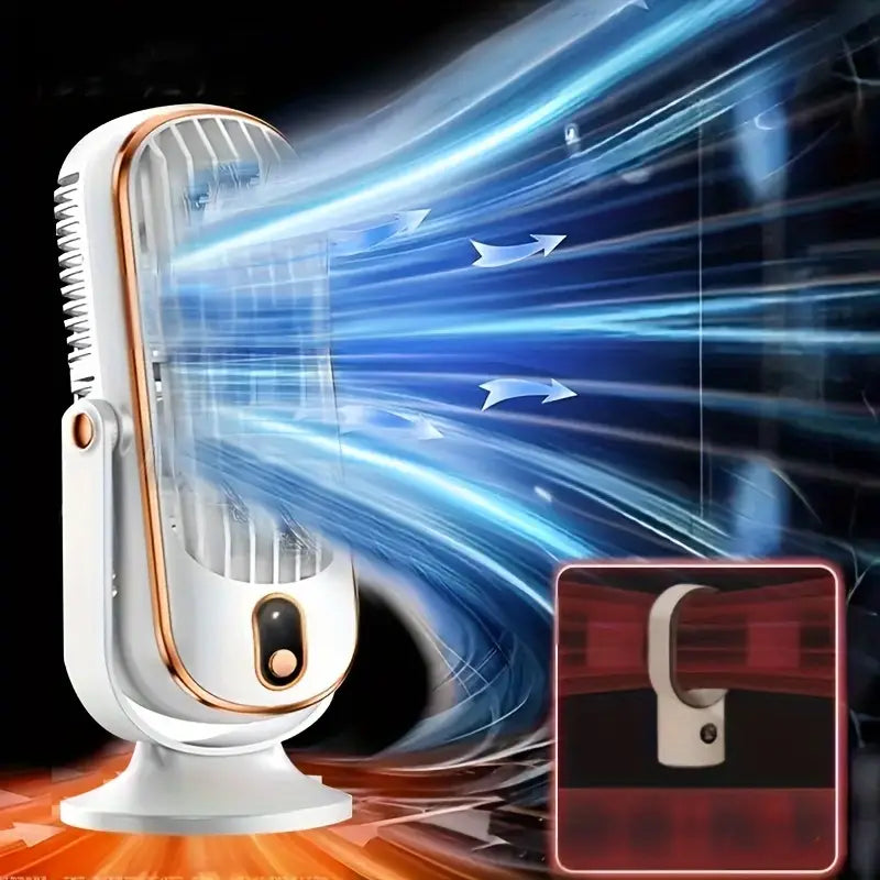 Portable Mini Air Conditioner with USB Charging – 5 Speeds & 720° Rotation