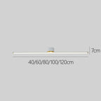 LED Ceiling Light Slim Modern Linear Fixture