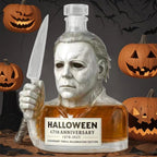 Halloween Michael Myers 47th Anniversary Casual Whiskey Lead-Free Glass Bottle 1978-2025
