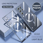Transparent Luxury Coating Magnetic Cover for Samsung