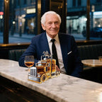 Truck Shape Glass Whiskey Bottle
