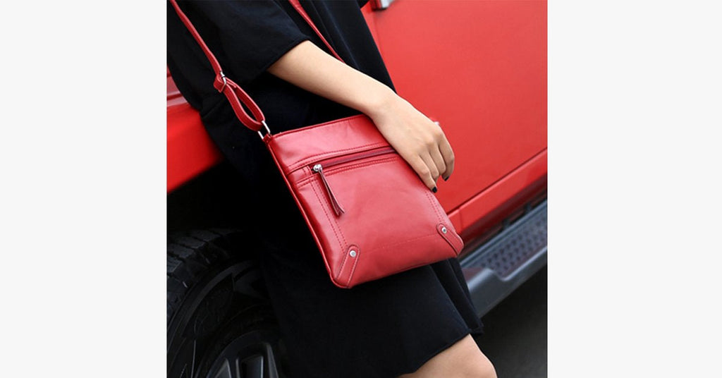 Crossbody Messenger Bag - Made of PU leather - High quality - Multifunctional bags