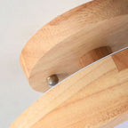 Modern Wood LED Ceiling Light with Dimmable Function