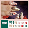 24pcs Christmas False Nail Decal stickers