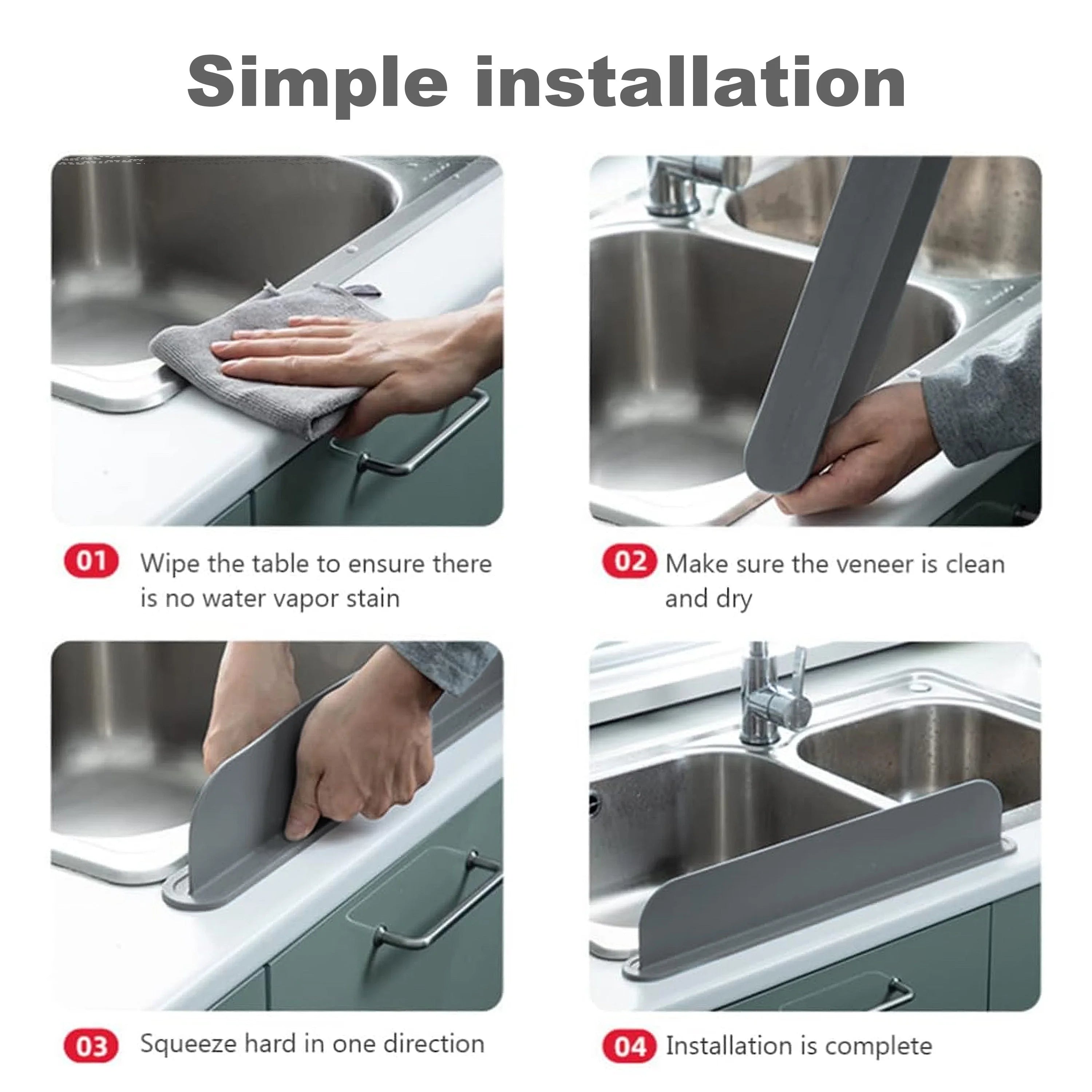 Aquashield Pro — Finally Water-Free Basins for Worry-Free Cleanliness (2 pieces)