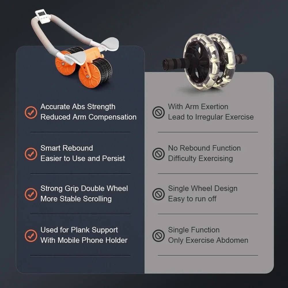 Ergonomic abdominal and core trainer for joint-friendly core training