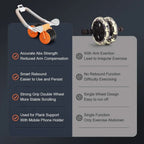 Ergonomic abdominal and core trainer for joint-friendly core training