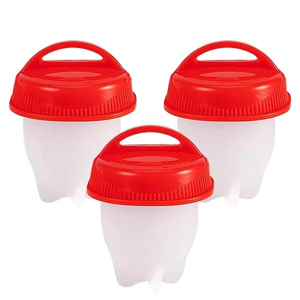 YolkCraft Egg Molder Cooking Pods | Easy Hard-Boiled & Poached Egg Maker | Dishwasher Safe