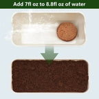 2-Piece Set Coconut Coir Briquettes for Plants – Organic Growing Substrate with High Water Retention!
