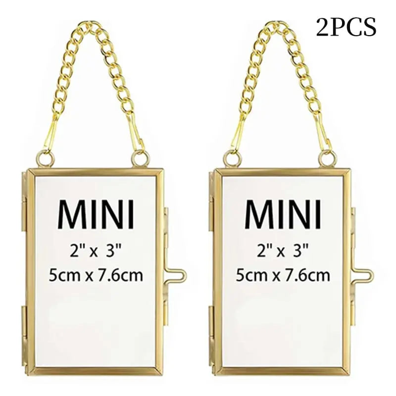 2 piece set mini hanging frames – Stylish for your memories
