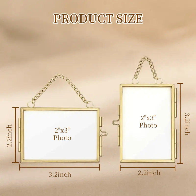 2 piece set mini hanging frames – Stylish for your memories