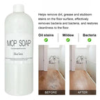 2-piece Set Mop Soap Cleaner – highly fragrant formula for fresh, effective floor cleaning!