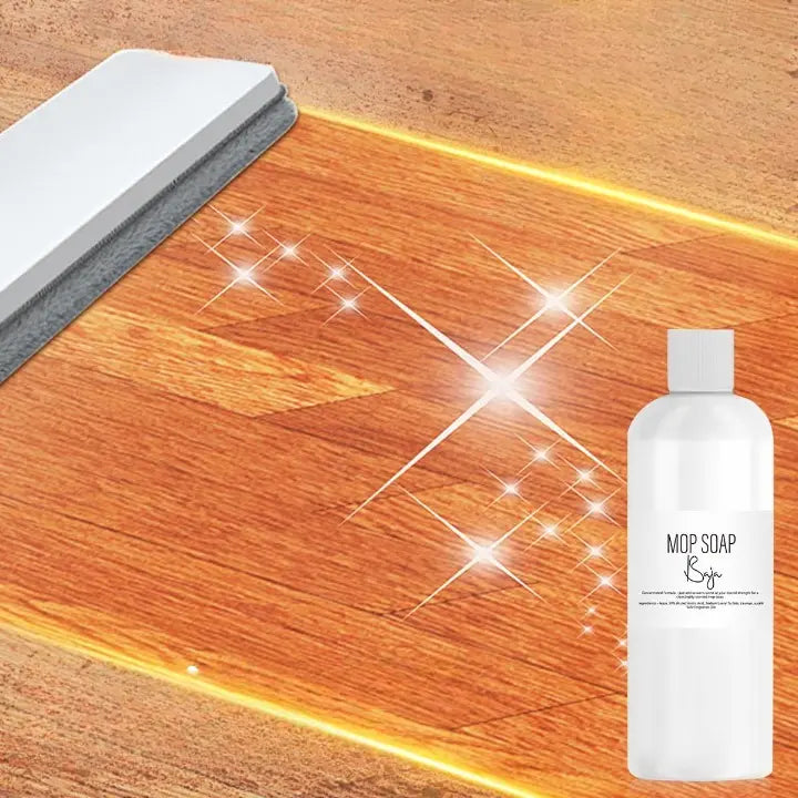 2-piece Set Mop Soap Cleaner – highly fragrant formula for fresh, effective floor cleaning!