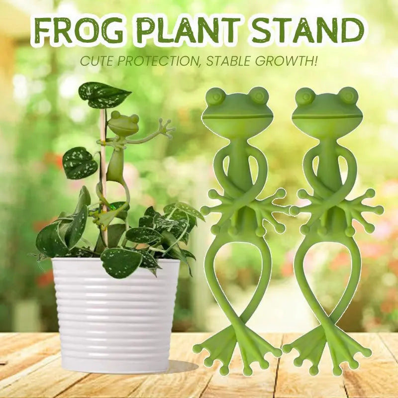 2-piece set plant holders in frog shape – for small pots & succulents!