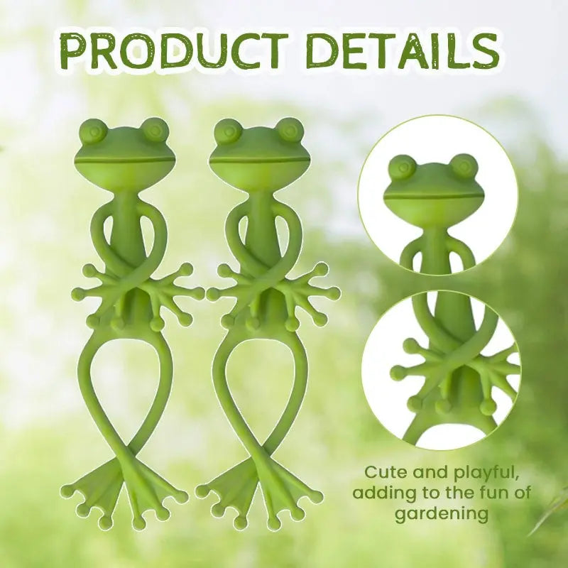 2-piece set plant holders in frog shape – for small pots & succulents!