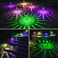2-piece set solar garden lights – LED pathway lights with sun pattern projection!