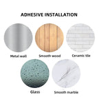 2-piece set wall-mounted paper roll holder – no drilling, space-saving & modern!