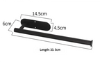 2-piece set wall-mounted paper roll holder – no drilling, space-saving & modern!
