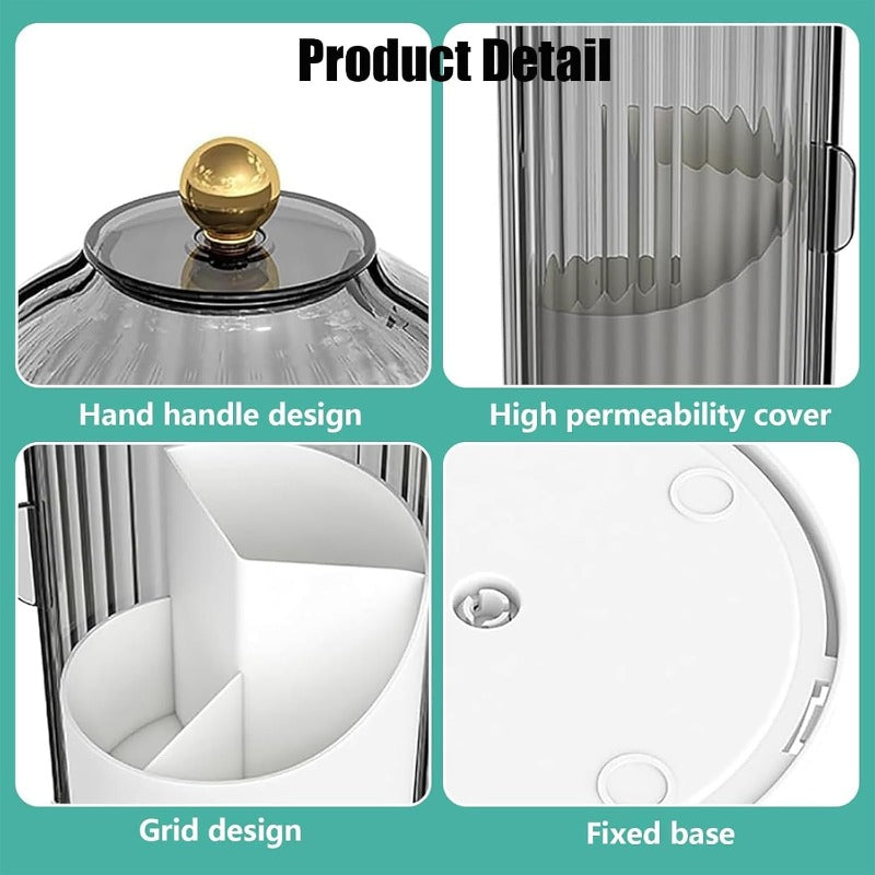 Rotating Toothbrush Organizer