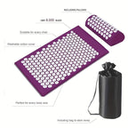 Ultimate acupuncture massage mats and pillow set