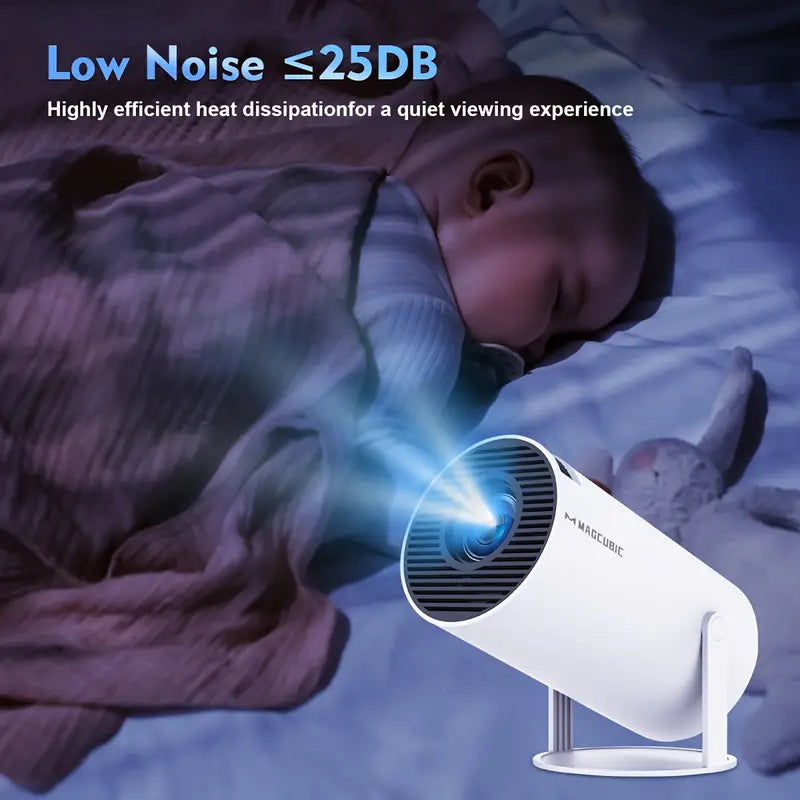 Magcubic HY300 4K Mini Projector – Android 11, Dual WiFi 6, 260 ANSI, Wireless 5.0
