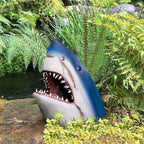 Weather-Resistant Shark Statue for Garden, Patio or Living Room Decor