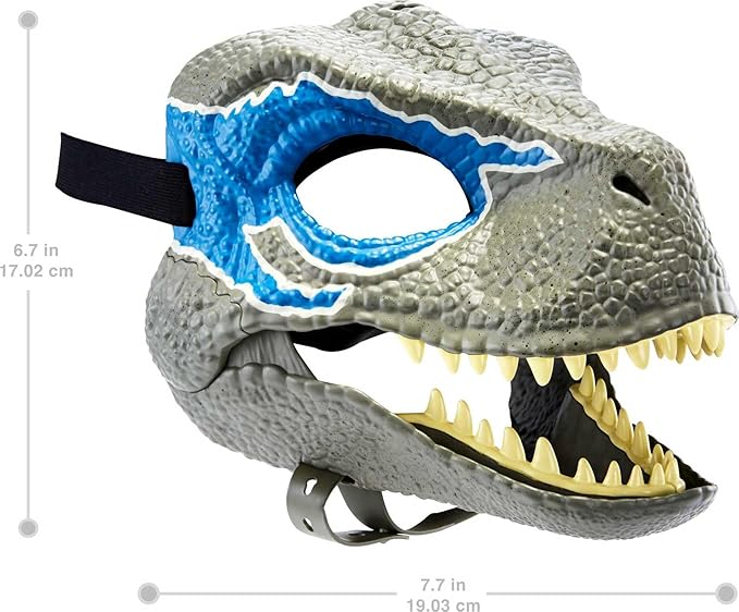 Dinosaur mask with movable jaw – Also suitable for dogs