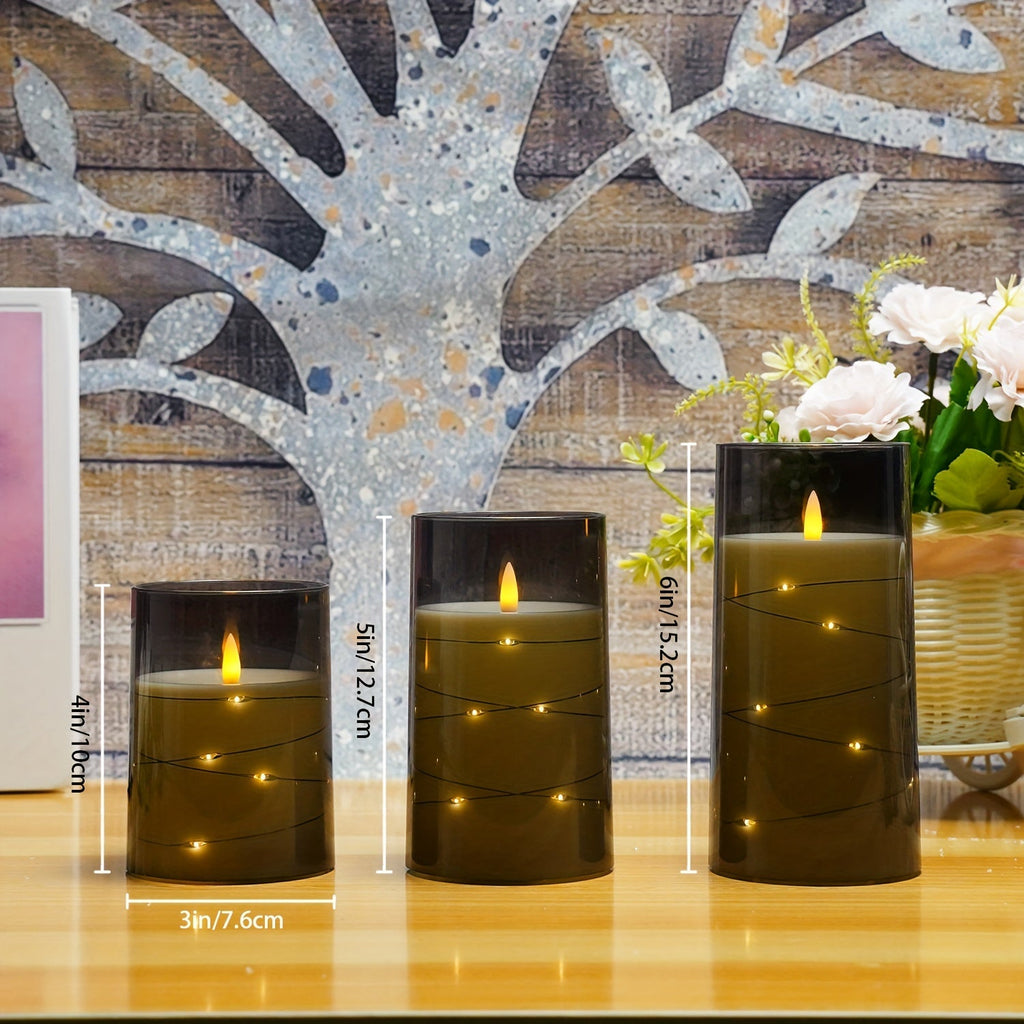 StarGlow LED Candle Set – Enchanting Atmosphere for Home