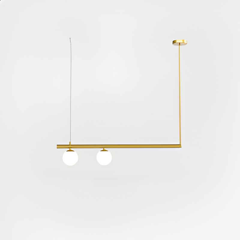 Nordic Glass Linear Luxury Pendant Lamp