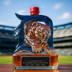 Detroit Tigers Whiskey Bottle