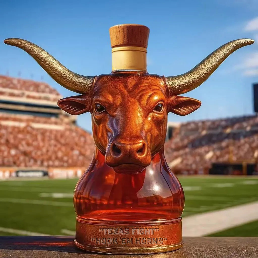 Texas Spirit Bull Bottle - Perfect For Game Day And Special Occasions