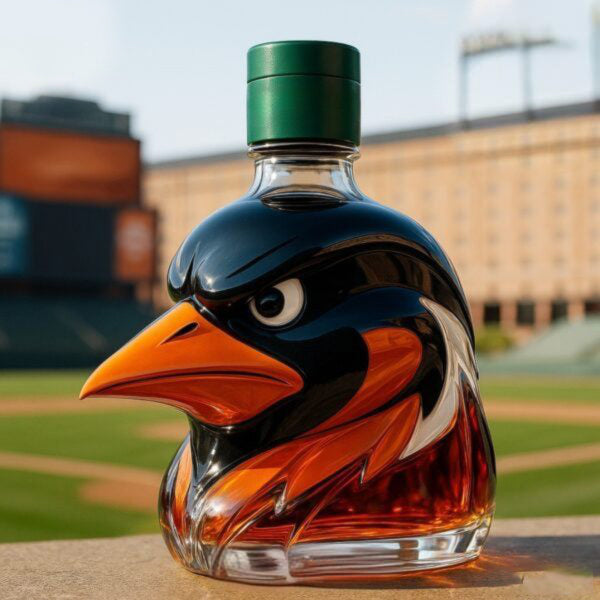 Baltimore Orioles Whiskey Bottle
