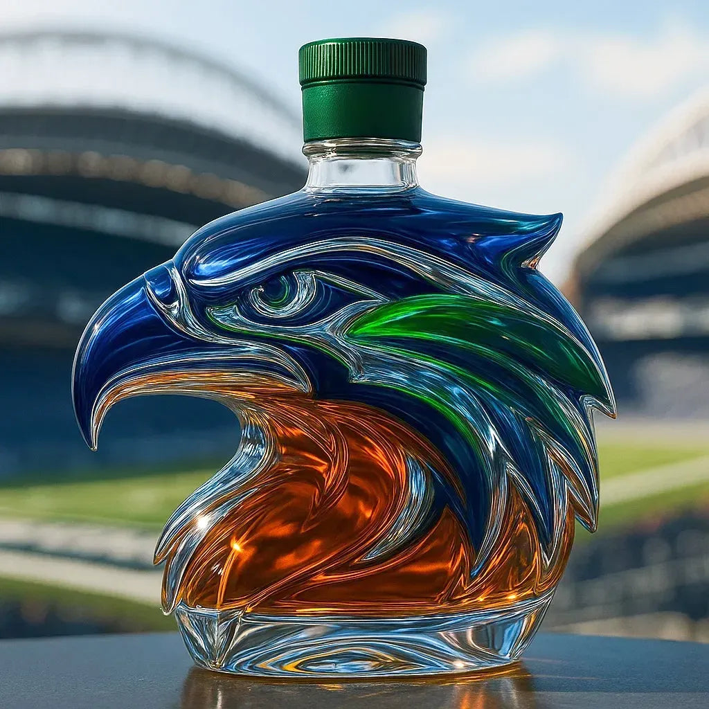 Eagle Head Shaped Whiskey Decanter - Unique Gift For Sports Enthusiasts And Collectors