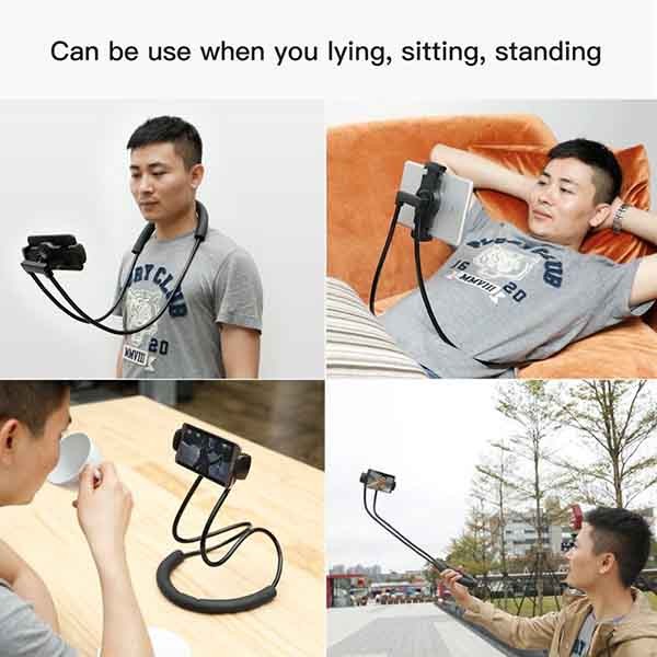 Adjustable Neck Phone Holder for 3.5–6.3 Inch Devices