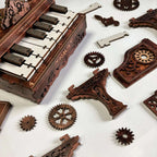 3D Piano DIY Wooden Mechanical Puzzles