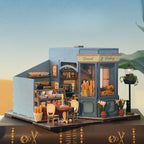 French Bakery Mini House Kit l DIY Miniature Kit