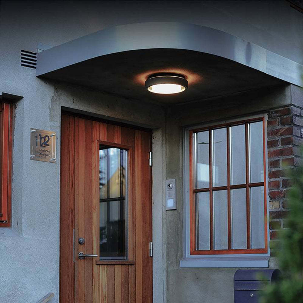Elegant Wall Lamp Black IP65