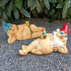 Cheeky Garden Gnome Funny Statue