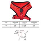 LED Dog Harness USB rechargeable & adjustable