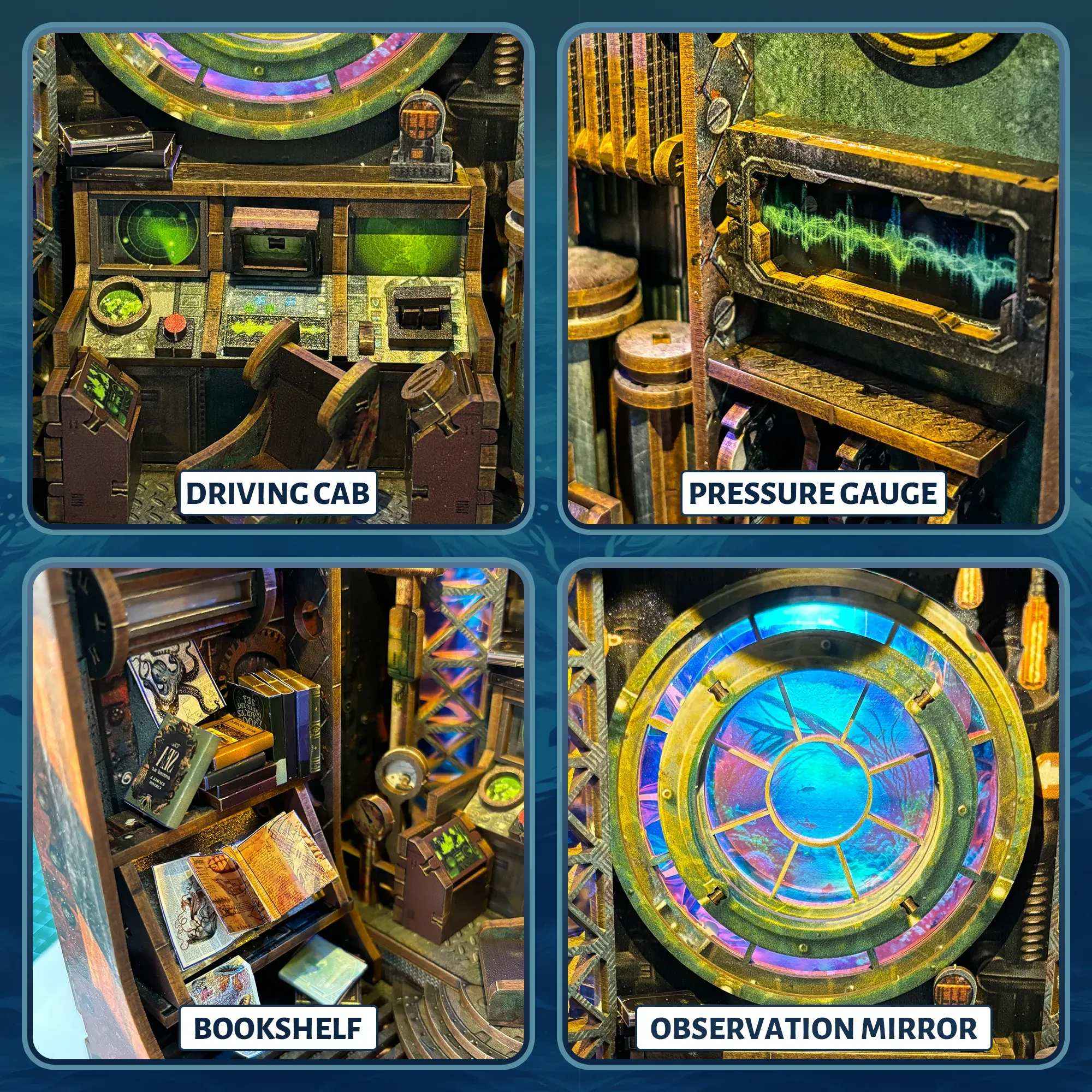 10,000 Leagues in the Deep Sea DIY Book Nook Kit