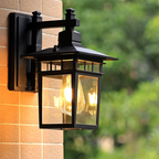 Elegant Outdoor Wall Light Alessio Black