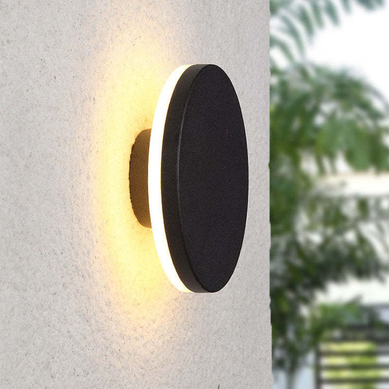 Modern LED Wall Light Outdoor – Round Design