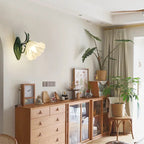 Stylish LED Wall Sconce with Floral Motif Combination of Nature and Elegance