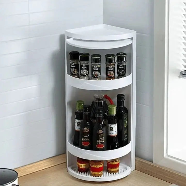 3 layers - Multifunctional 360° corner shelf organizer